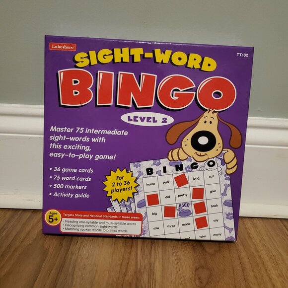 Lakeshore Sight Word Bingo & Phonics Board - Picture 2 of 6